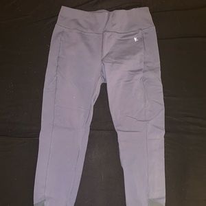 REFLECTIVE Gray mesh workout leggings